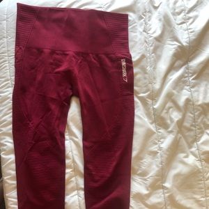 Gymshark red seamless